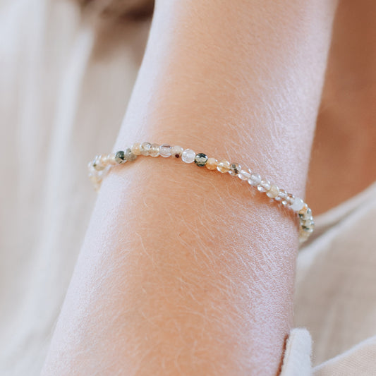 Ozeanjaspis Mini-Kugelarmband | 4 mm