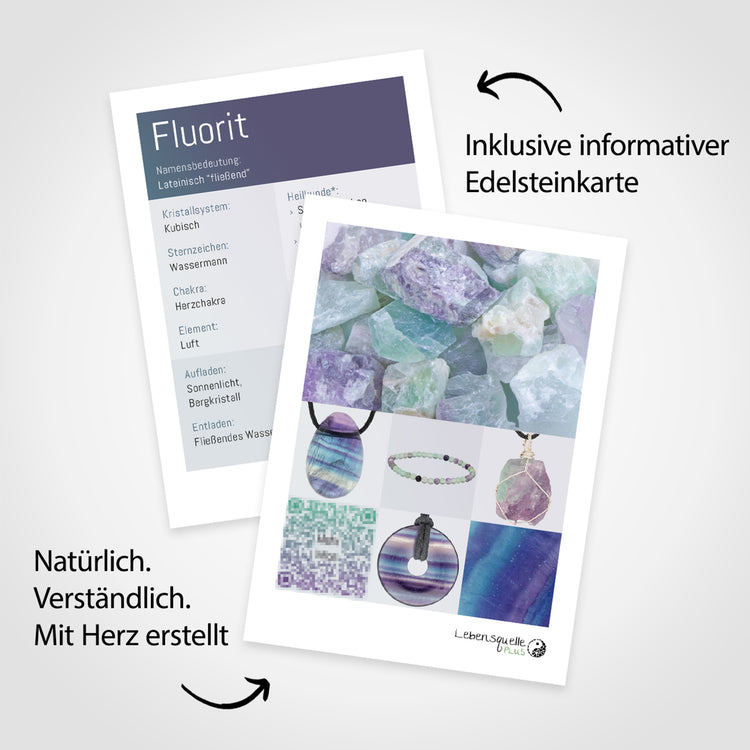 Fluorit Trommelstein
