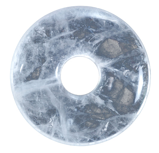 Bergkristall Donut | 30 mm Anhänger