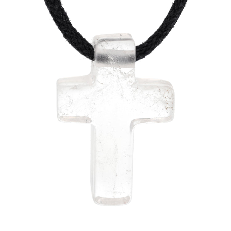 Bergkristall Kreuzanhänger