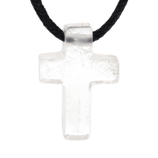 Bergkristall Kreuzanhänger