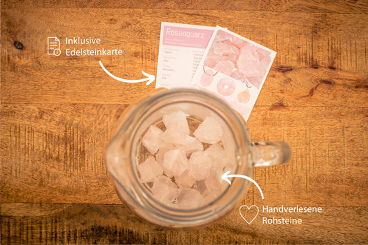 Rosenquarz Wassersteine
