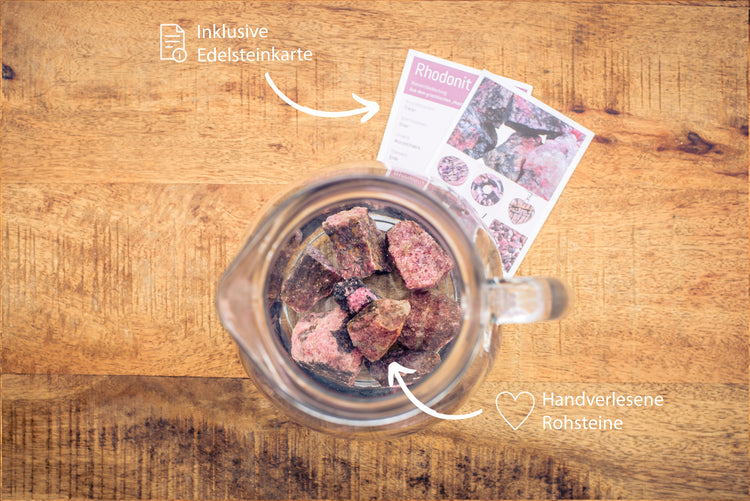 Rhodonit Wassersteine