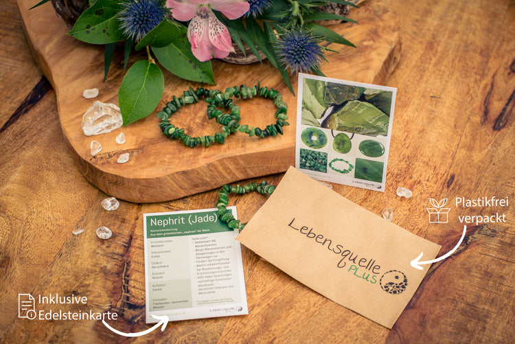 Jade (Nephrit) Splitterarmband