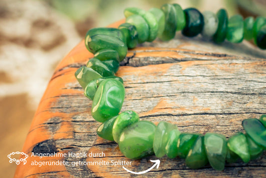 Jade (Nephrit) Splitterarmband