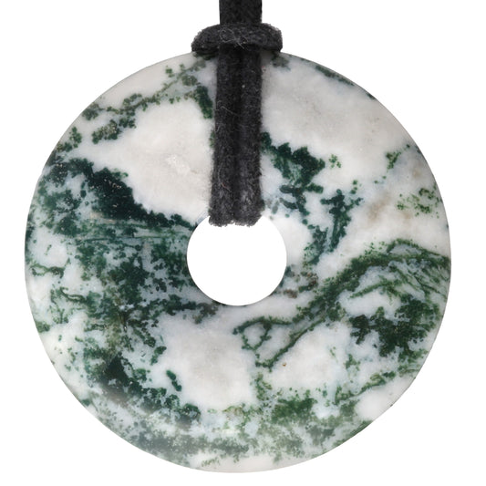 Baumachat Donut | 40 mm Anhänger + Baumwollband