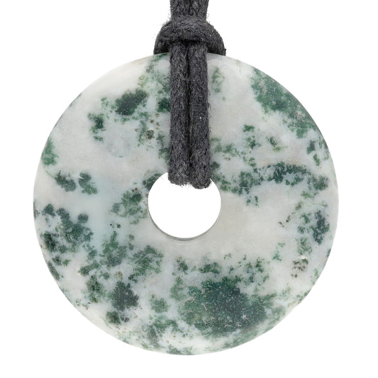 Baumachat Donut | 30 mm Anhänger + Baumwollband