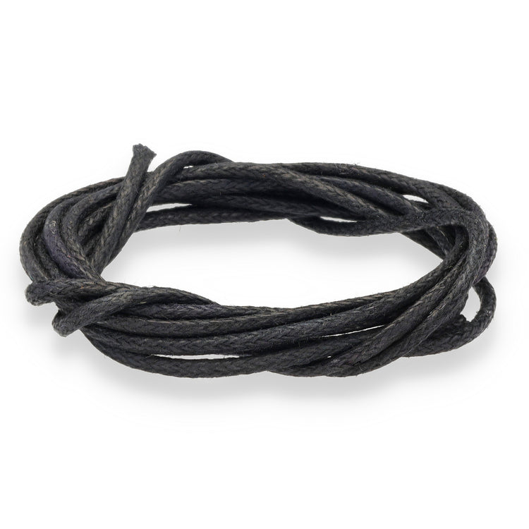 Baumwollband, schwarz