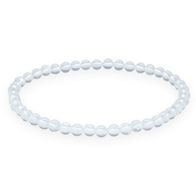 Bergkristall Mini-Kugelarmband | 4 mm