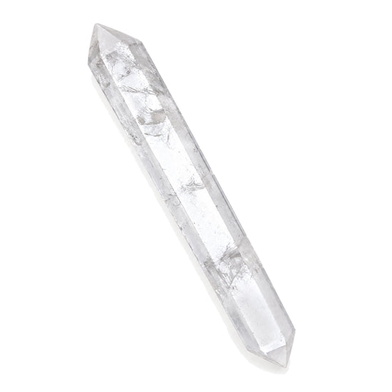 Bergkristall Doppelender schmal, 5-7 cm lang, geschliffen