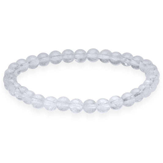 Bergkristall Kugelarmband | 6 mm