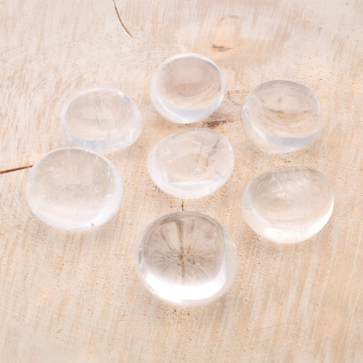 Bergkristall Trommelstein