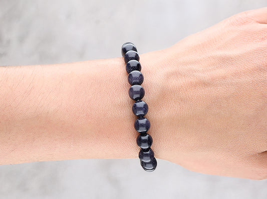 Blaufluss Kugelarmband | 8 mm