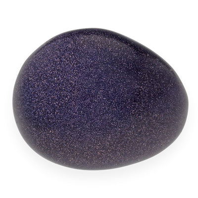 Piedra rodada de lluvia de estrellas azul