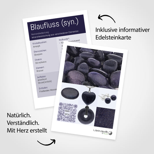 Blaufluss Edelsteinkarte – im Lieferumfang enthalten