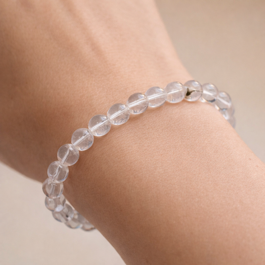 Bergkristall Kugelarmband | 8 mm