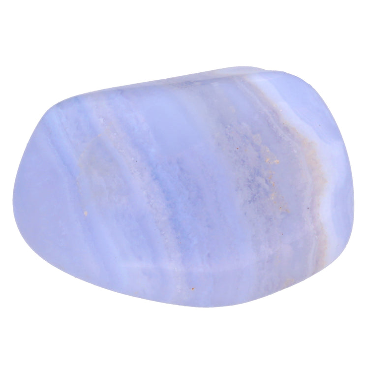 Chalcedon, blau Trommelstein