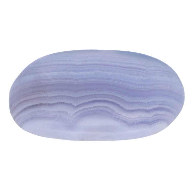 Chalcedon, blau Scheibenstein