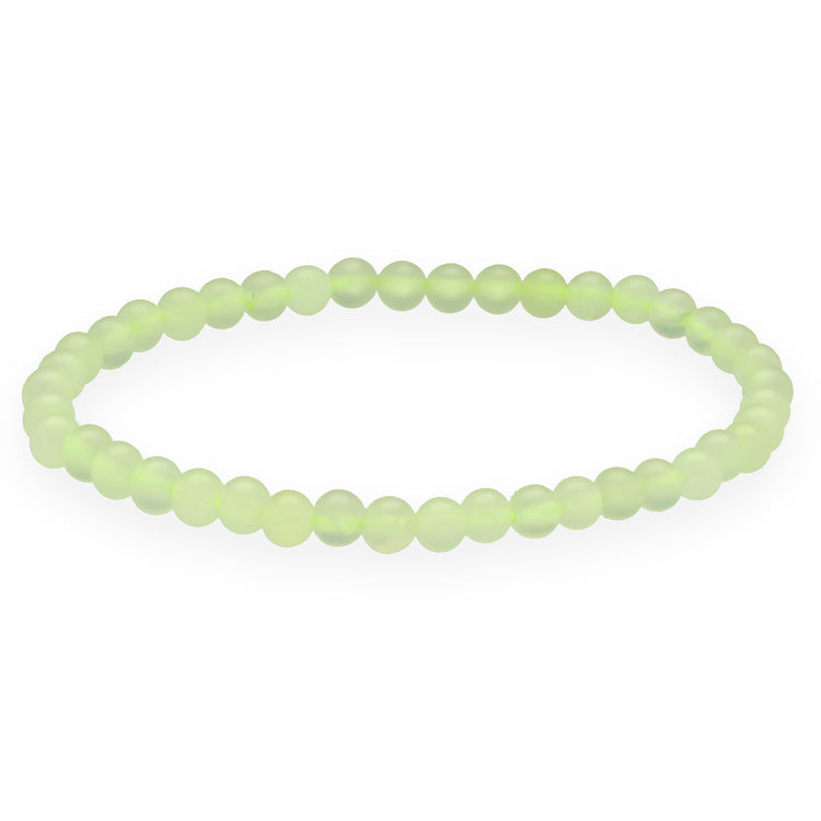 Pulsera de mini cuentas de jade de China | 4 mm