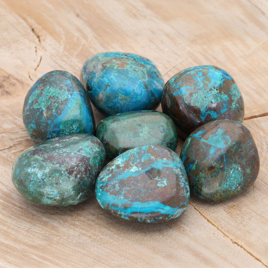 Chrysokoll Trommelstein