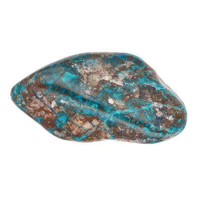 Piedra rodada de crisocola
