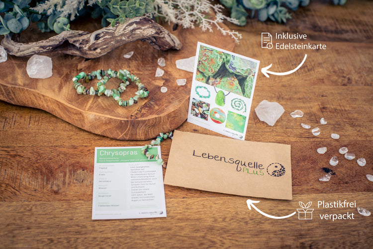 Chrysopras Splitterarmband