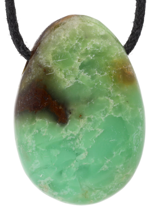 Chrysopras Tropfenanhänger