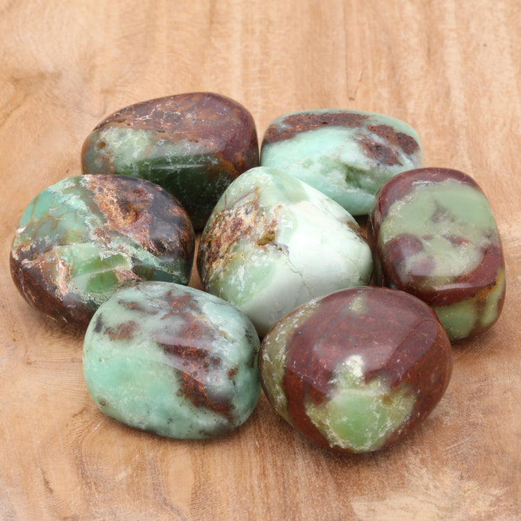 Chrysopras Trommelstein