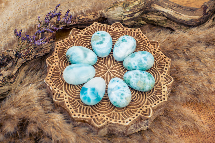 Larimar Tropfenanhänger