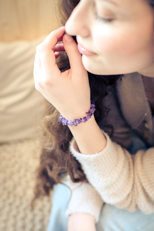 Amethyst Splitterarmband