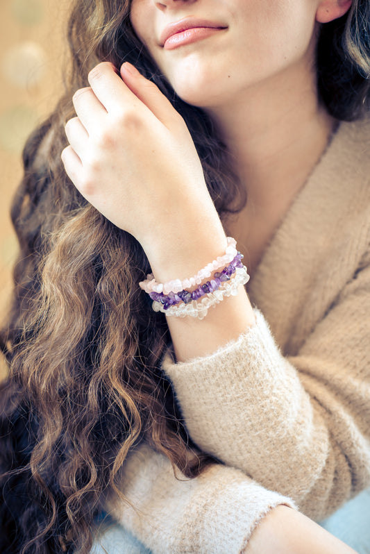 Amethyst Splitterarmband