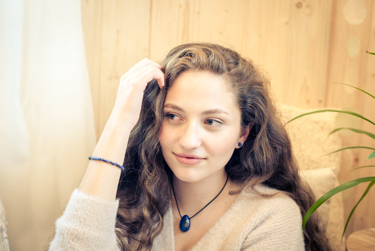 Lapislazuli Mini-Kugelarmband | 4 mm