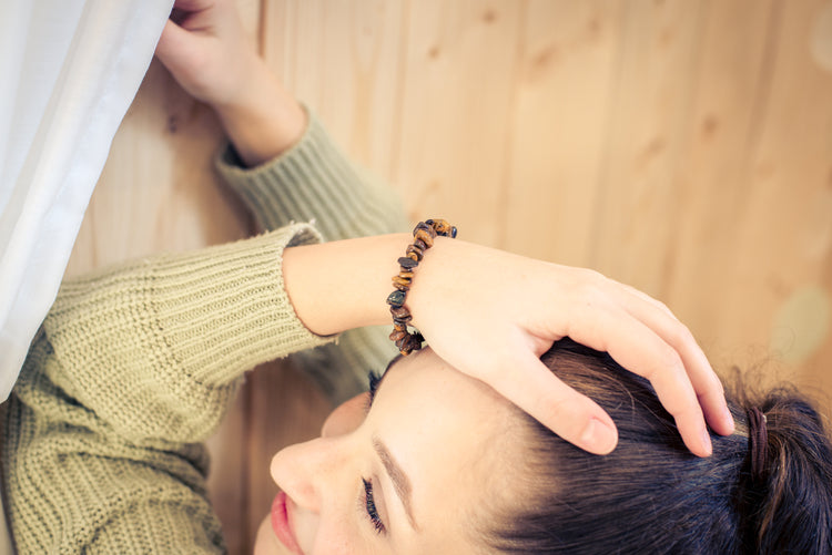 Tigerauge Splitterarmband