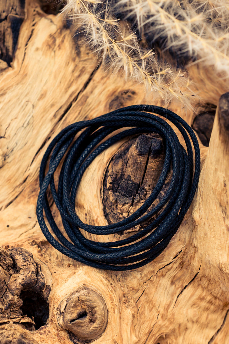 Baumwollband, schwarz