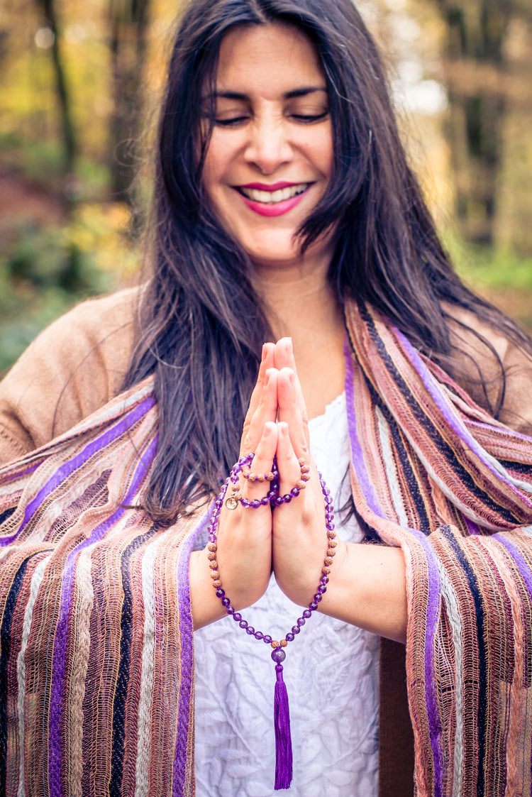 Amethyst Mala | Innerer Frieden | Edelstein Mala