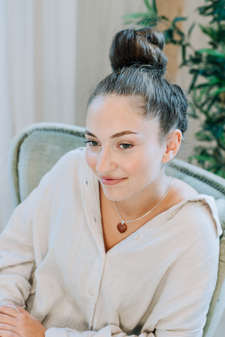 Goldfluss Herzanhänger | 2x2 cm