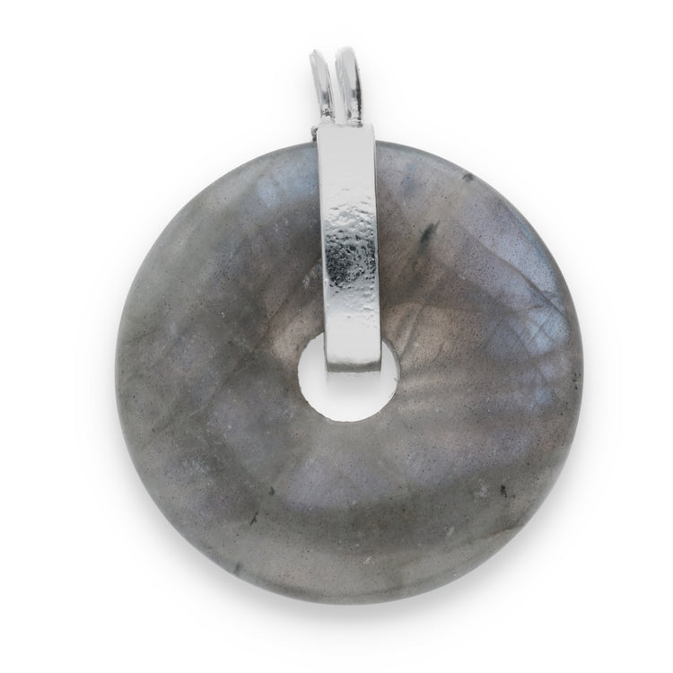 Donut Holder | Hinge Clip | For 30/40 mm Donut Pendants | silver