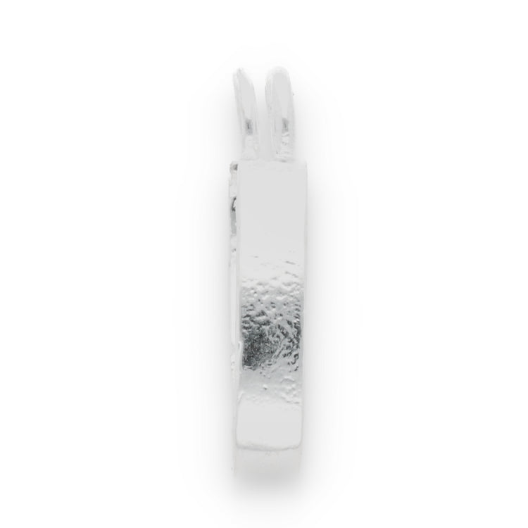 Donut Holder | Hinge Clip | For 30/40 mm Donut Pendants | silver