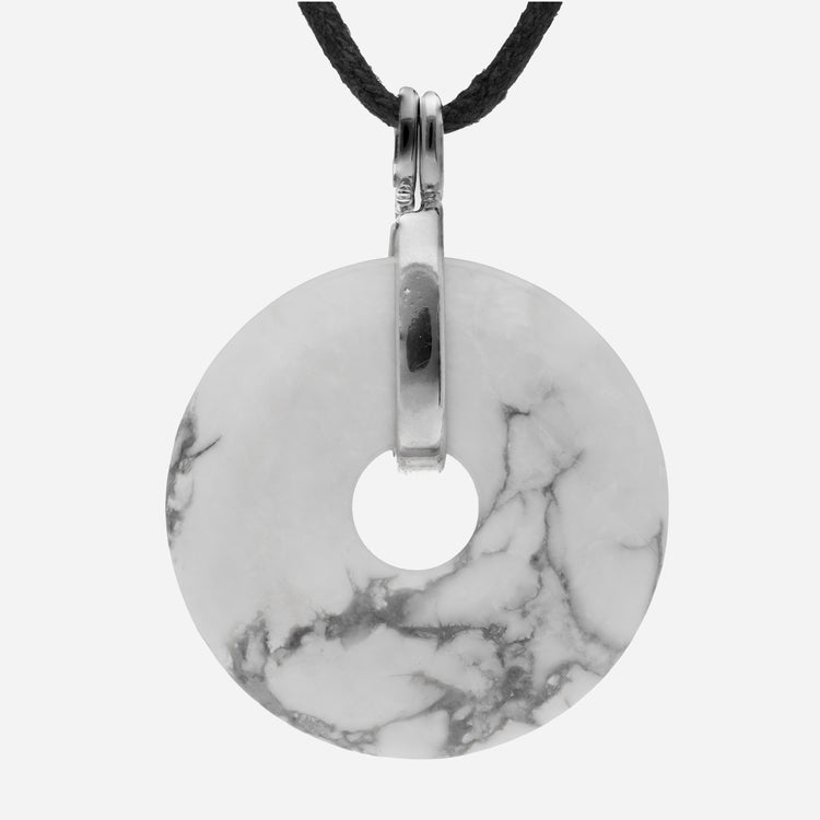 Donut Holder | Hinge Clip | For 30/40 mm Donut Pendants | silver