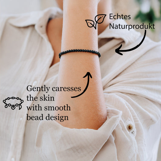 Falkenauge Mini-Kugelarmband | 4 mm