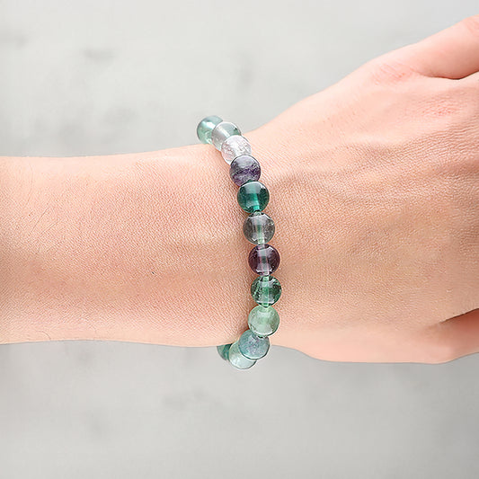 Fluorit Kugelarmband | 8 mm