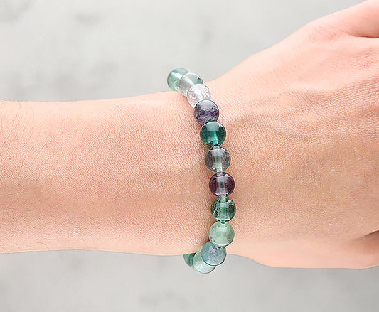 Fluorit Kugelarmband | 8 mm