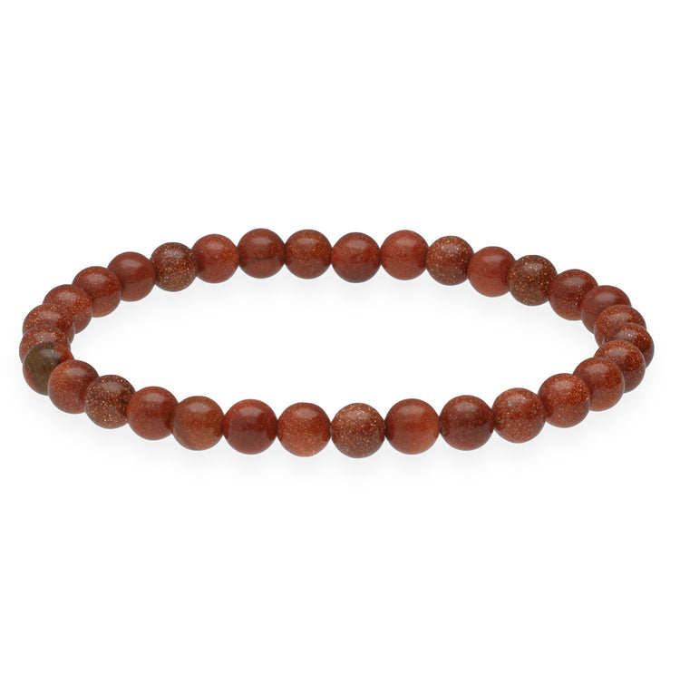 Goldfluss Kugelarmband | 6 mm