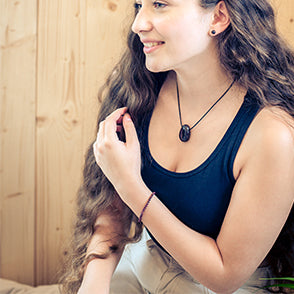 Granat Mini-Kugelarmband