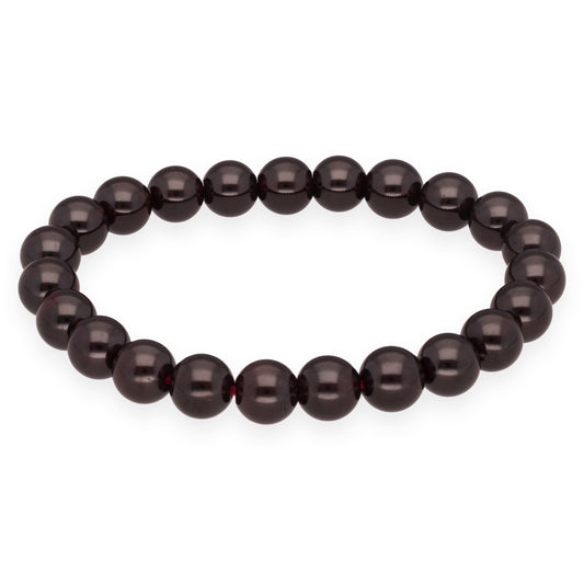 Granat Kugelarmband | 8 mm