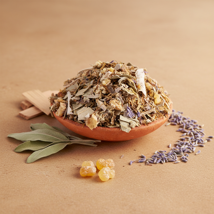 Mezcla para sahumar – Limpieza del hogar