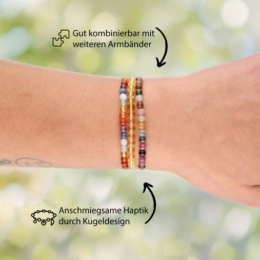 Ozeanjaspis Mini-Kugelarmband | 4 mm