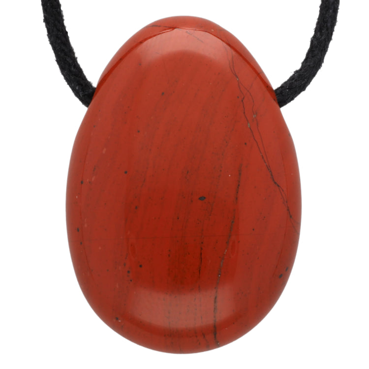 Jaspis, rot Tropfenanhänger