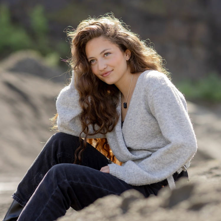 Kleiner Turmalin (Schörl) Rohsteinanhänger