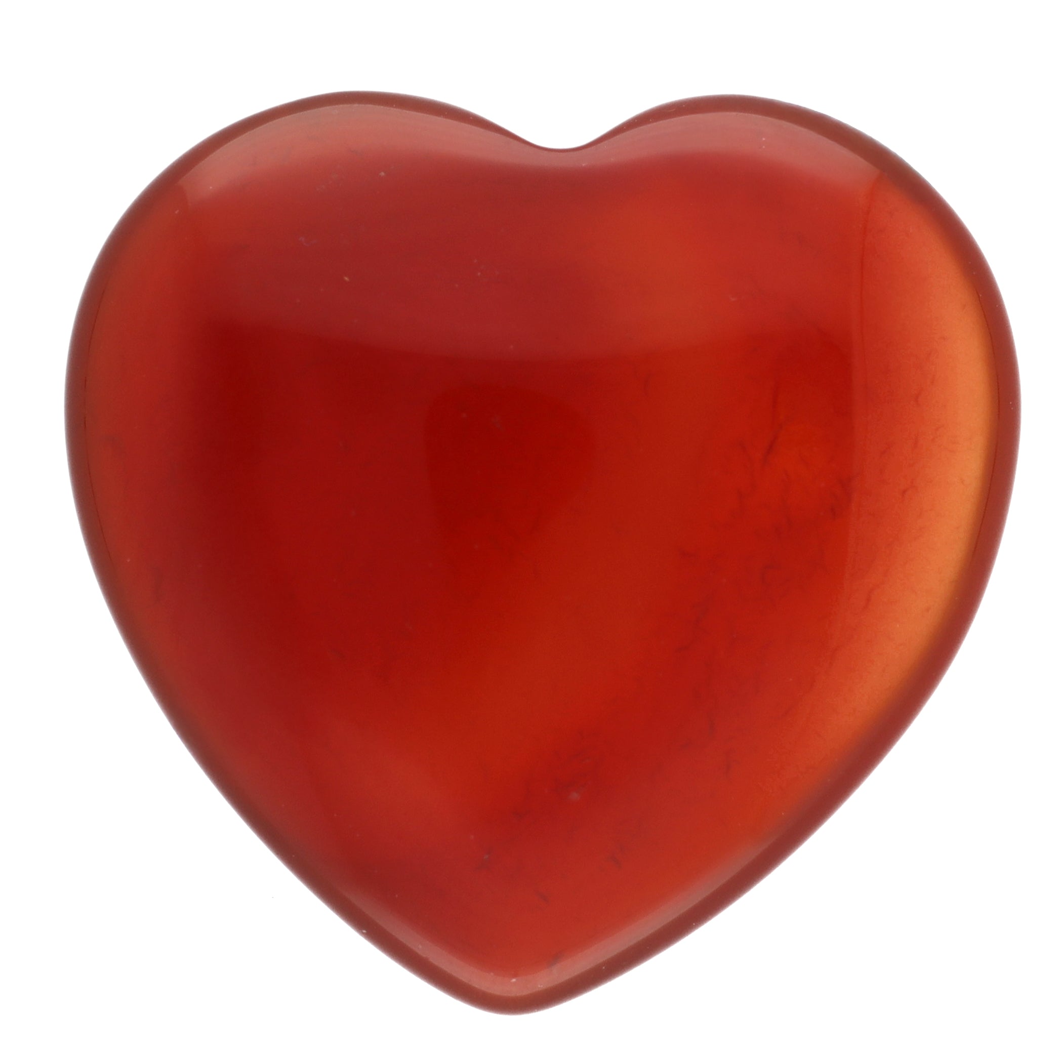 Perline Di Corniola Cristallo Naturale A Forma Di Cuore Sfaccettato | 25 Mm | Infilate Su Corda Da 40 Cm | Pietra Per Chakra E Segni Zodiacali